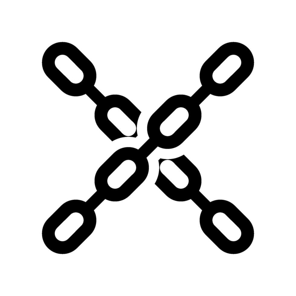 kedja ikon vektor symbol design illustration