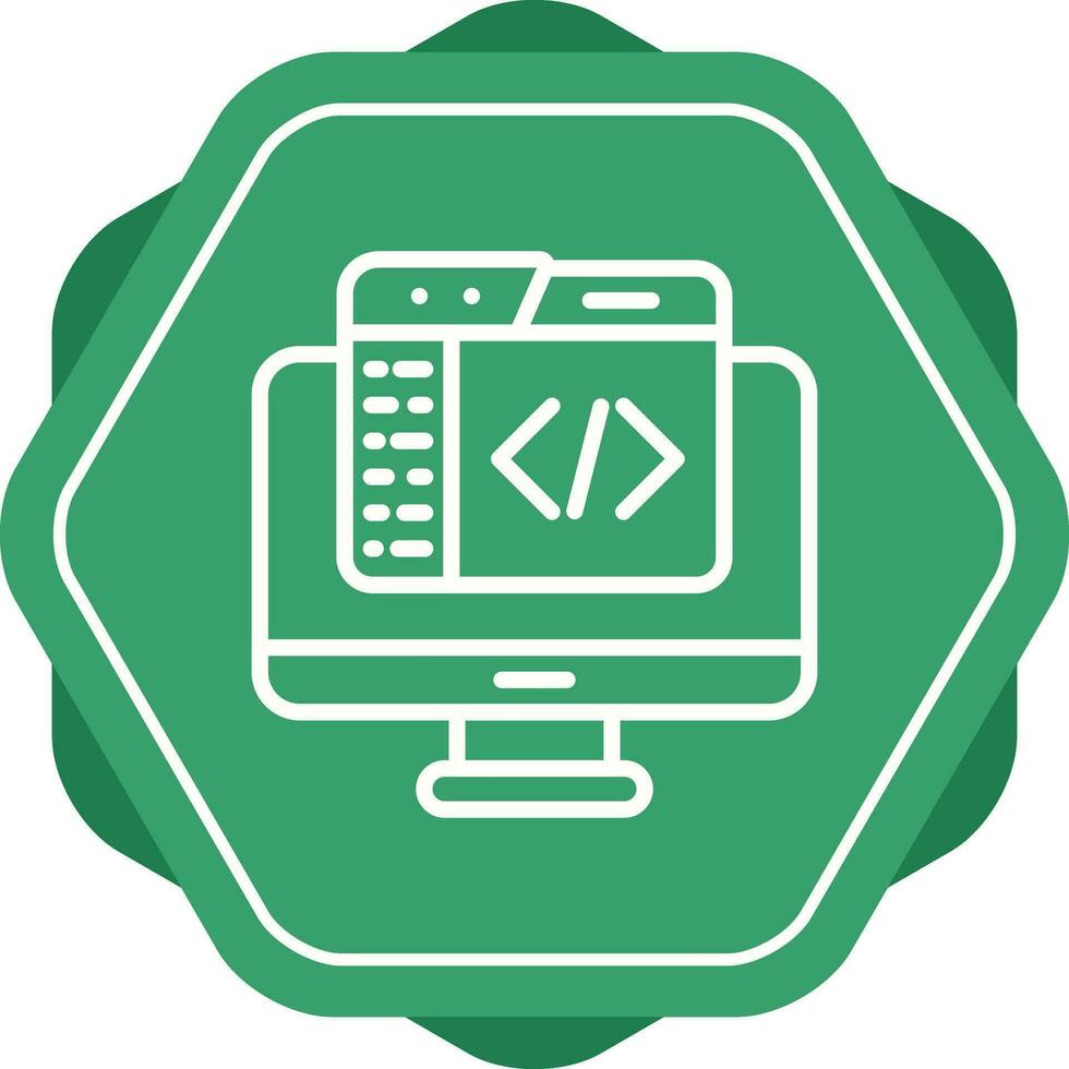 Code Editor Vektor Symbol