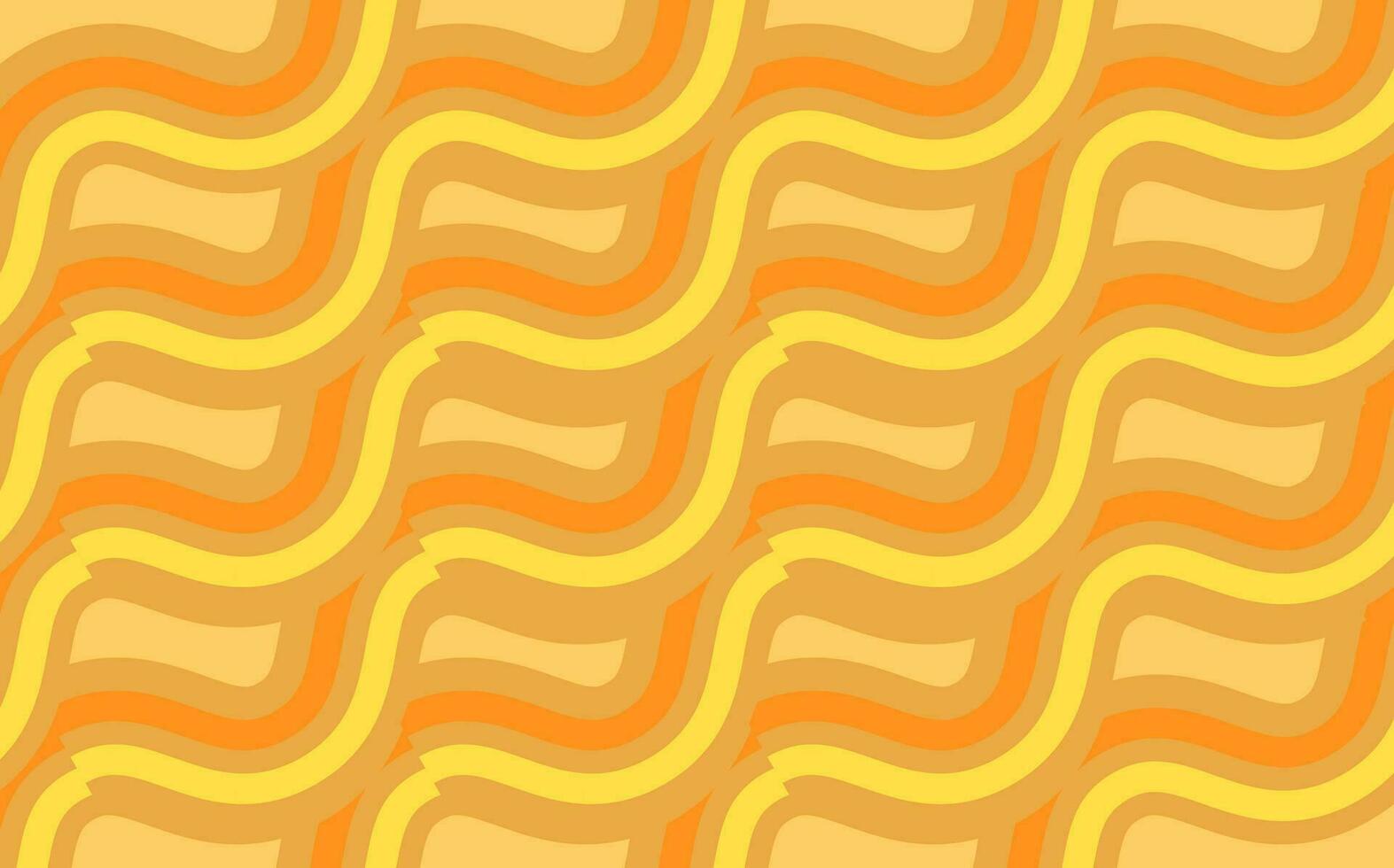 hand dragen asiatisk japansk Ramen nudel sömlös mönster.bakgrund med gul och orange stripes.pasta abstrakt bakgrund koncept.makaroner gul affisch. vektor