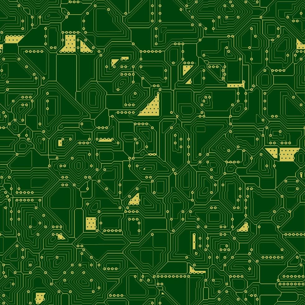 nahtloser Vektor-Leiterplattenhintergrund vektor