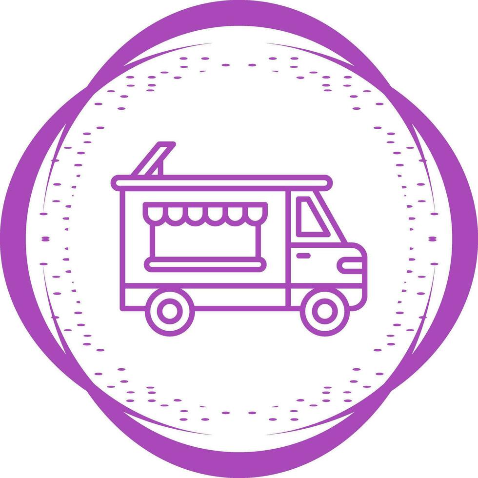 Bäckerei-LKW-Vektor-Symbol vektor