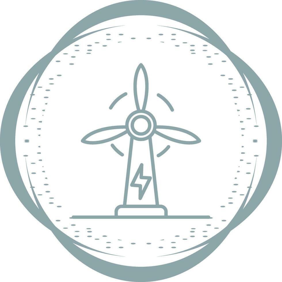 Vektorsymbol für Windkraft vektor