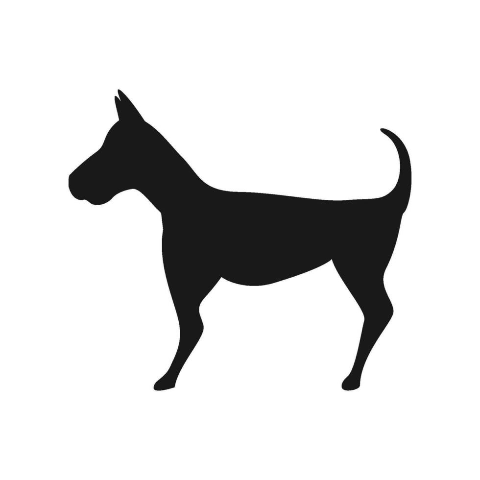 hund linje ikon vektor illustration symbol design