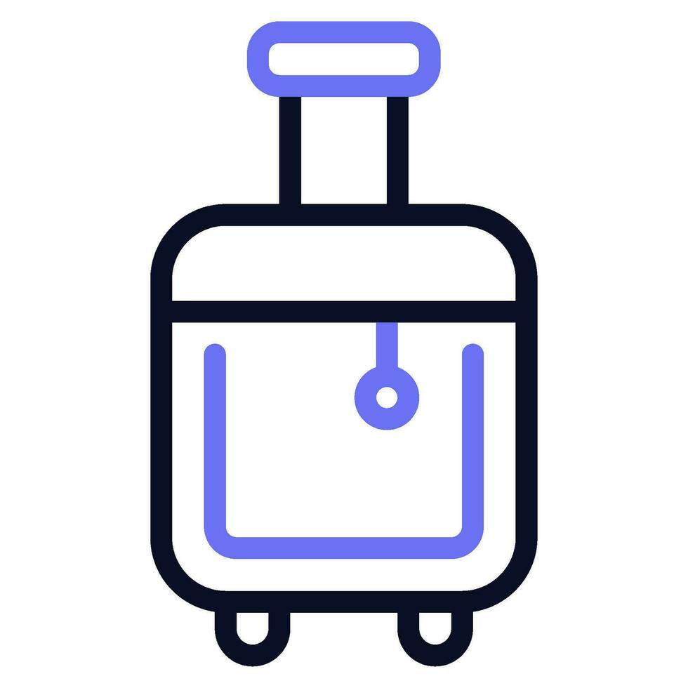 Symbole für Gepäcktaschen vektor