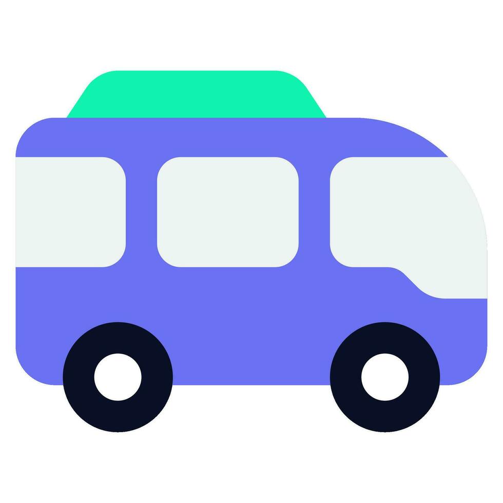 stad Turné buss ikoner vektor