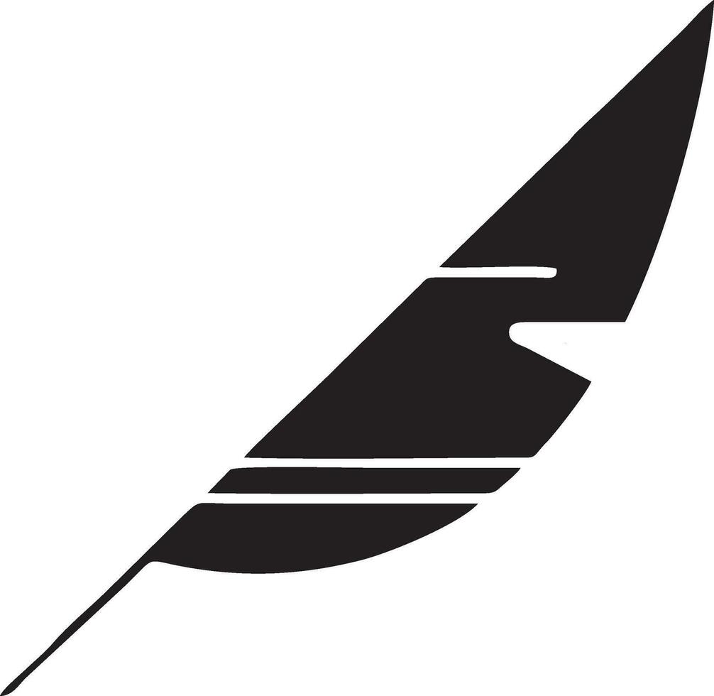 fjäder ikon symbol isolerat vektor bild. illustration av de fjäder fågel skrivning teckning ikon bild design eps 10