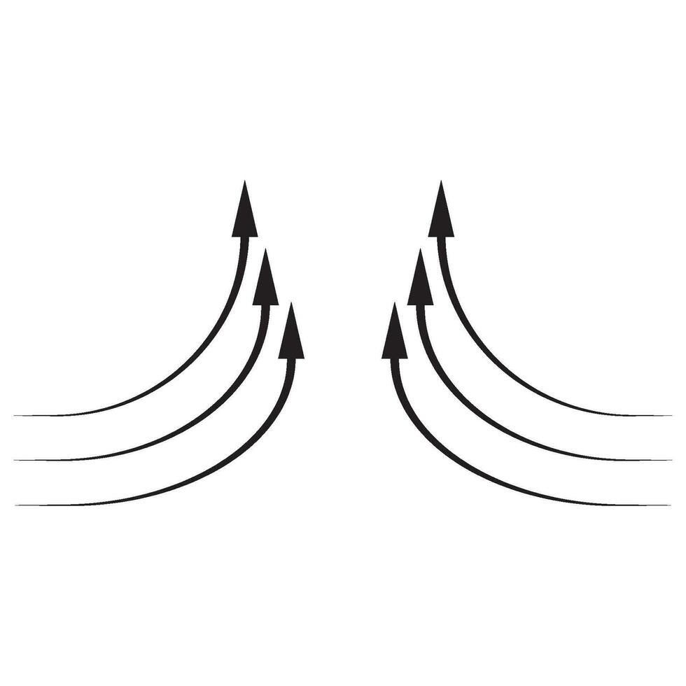 Wind Richtung Symbol Vektor