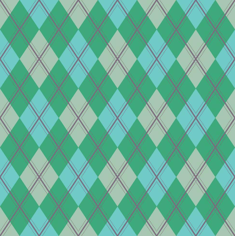 Argyle-Mustervektor, geometrisch, Hintergrund, klassisch gestrickt, kariert vektor