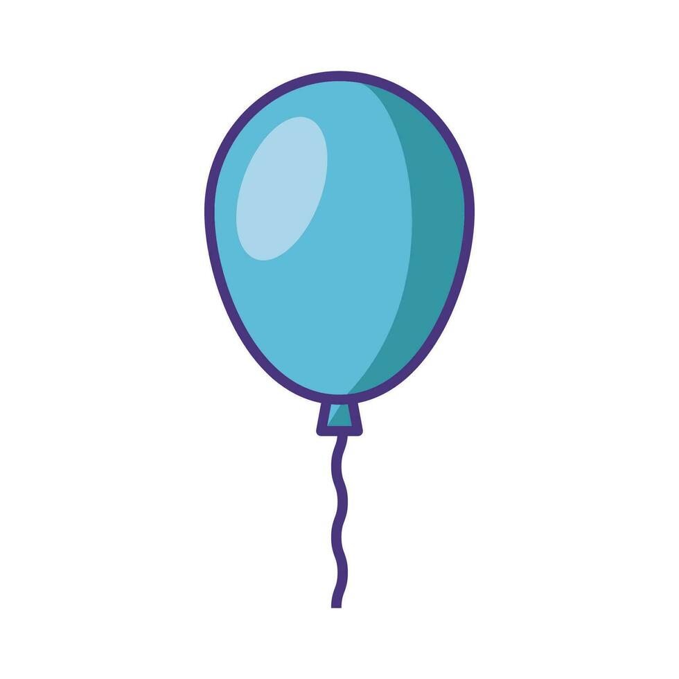 Ballon Symbol Vektor Design Vorlage im Weiß Hintergrund