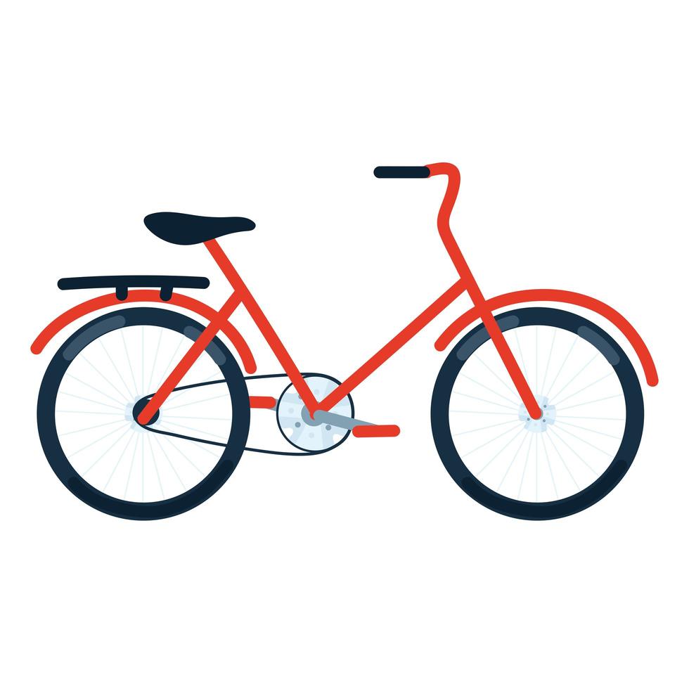 Stadtverkehr Fahrrad vektor