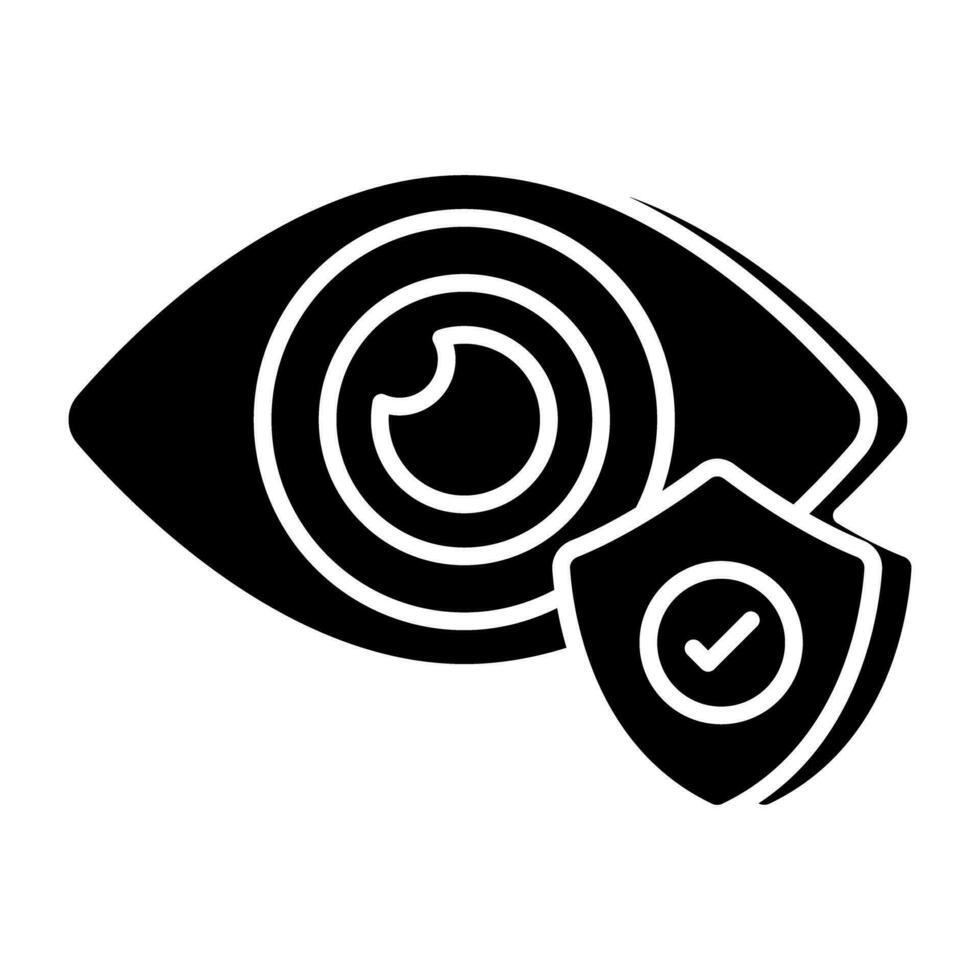 Prämie herunterladen Symbol von Auge Sicherheit vektor