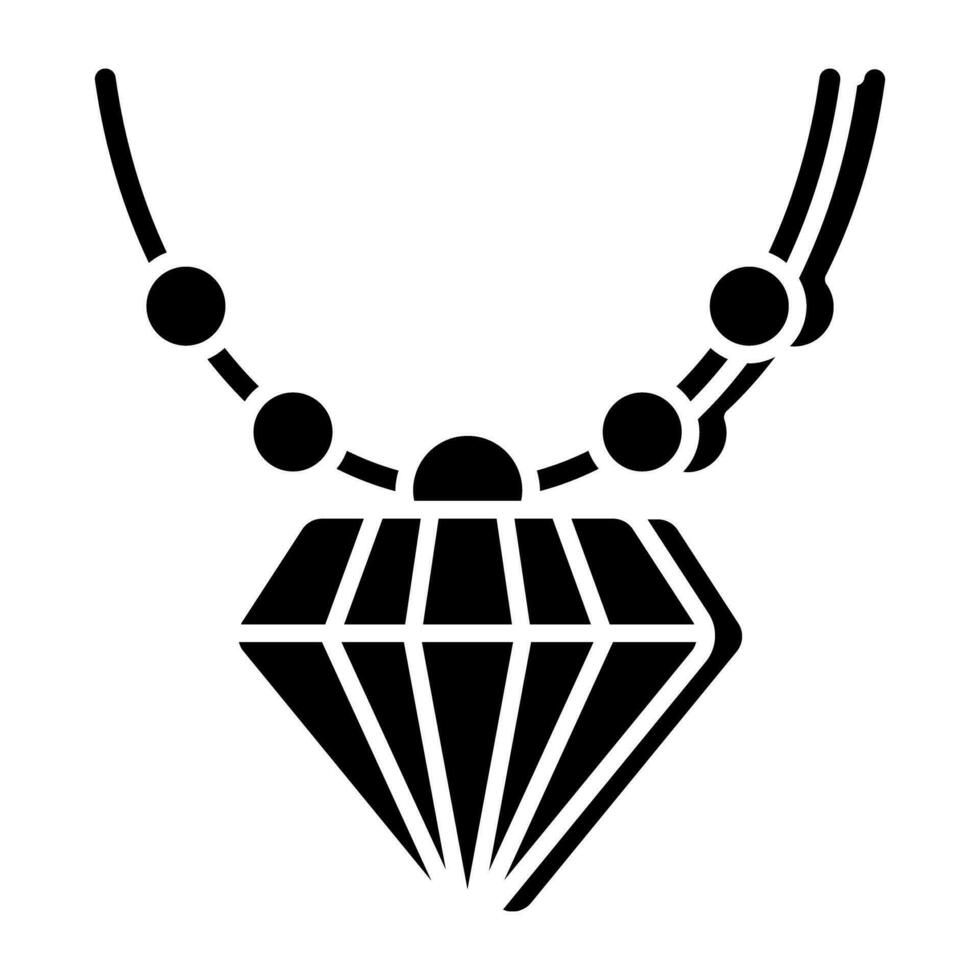 ein Symbol Design von Halskette vektor