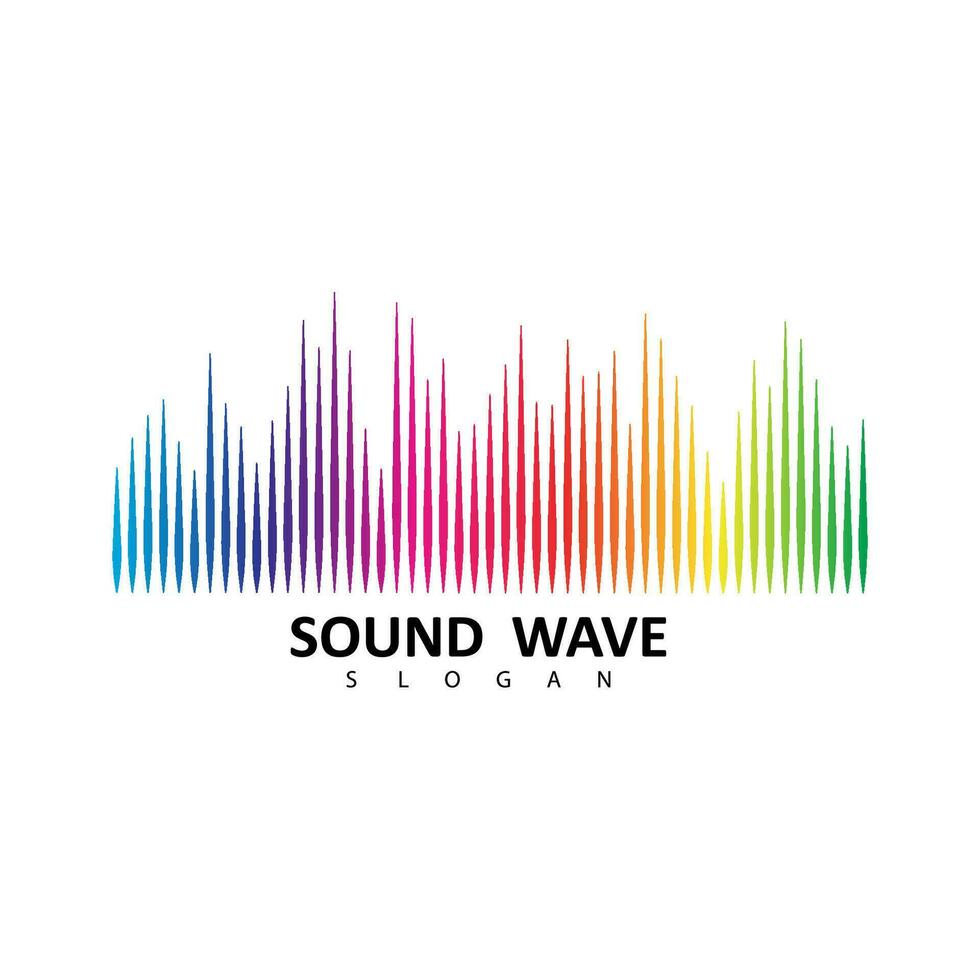 Ausgleich, Audio, Klang Welle Logo Design Inspiration vektor