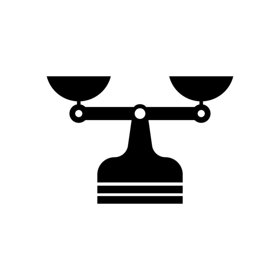 Balance Rahmen Symbol isoliert auf Weiß Hintergrund. Vektor Illustration