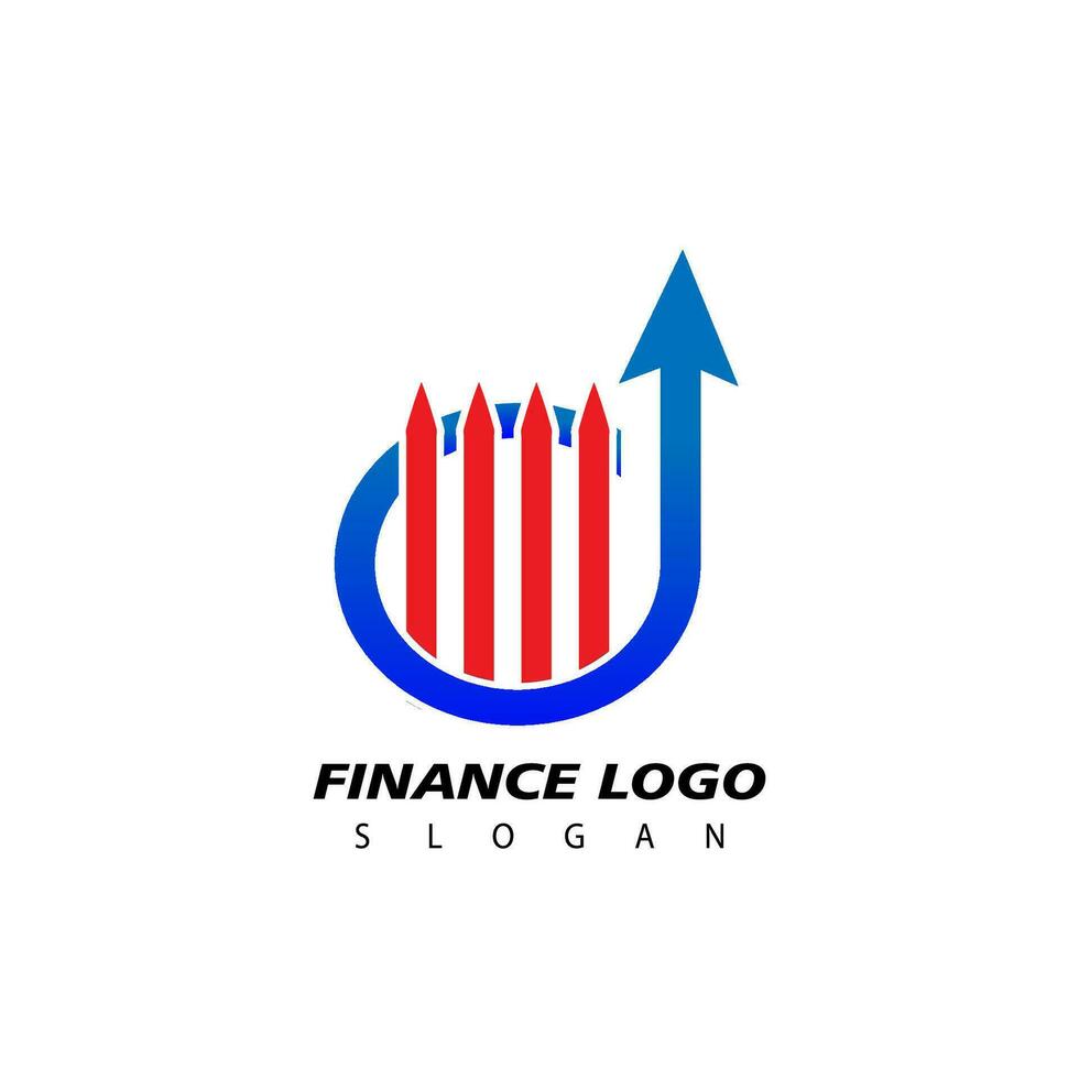 finanziell Logo, Design Inspiration Vektor Vorlage zum Geschäft