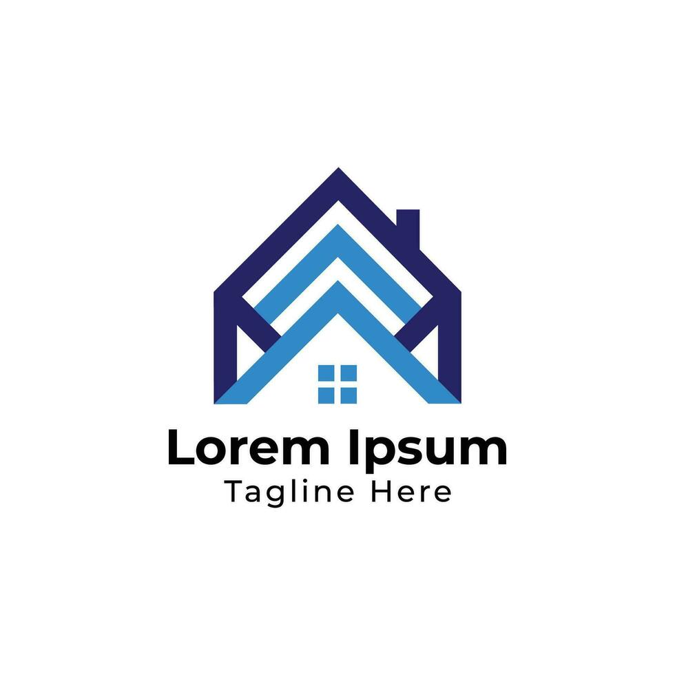 Hem logotyp, hus, verklig egendom, fast egendom, inteckning, bygga logotyp design vektor