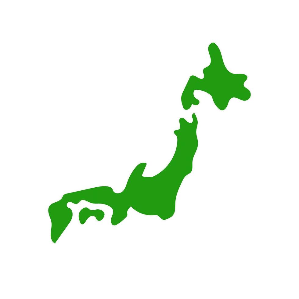 japansk Karta ikon. japan. vektor. vektor