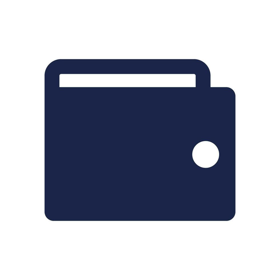 plånbok ikon. användare gränssnitt för betalning metoder. vektor. vektor
