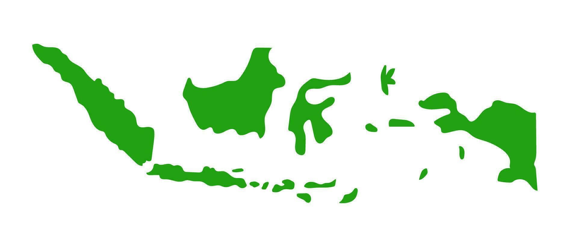 indonesiska Karta ikon. indonesiska öar. vektor. vektor