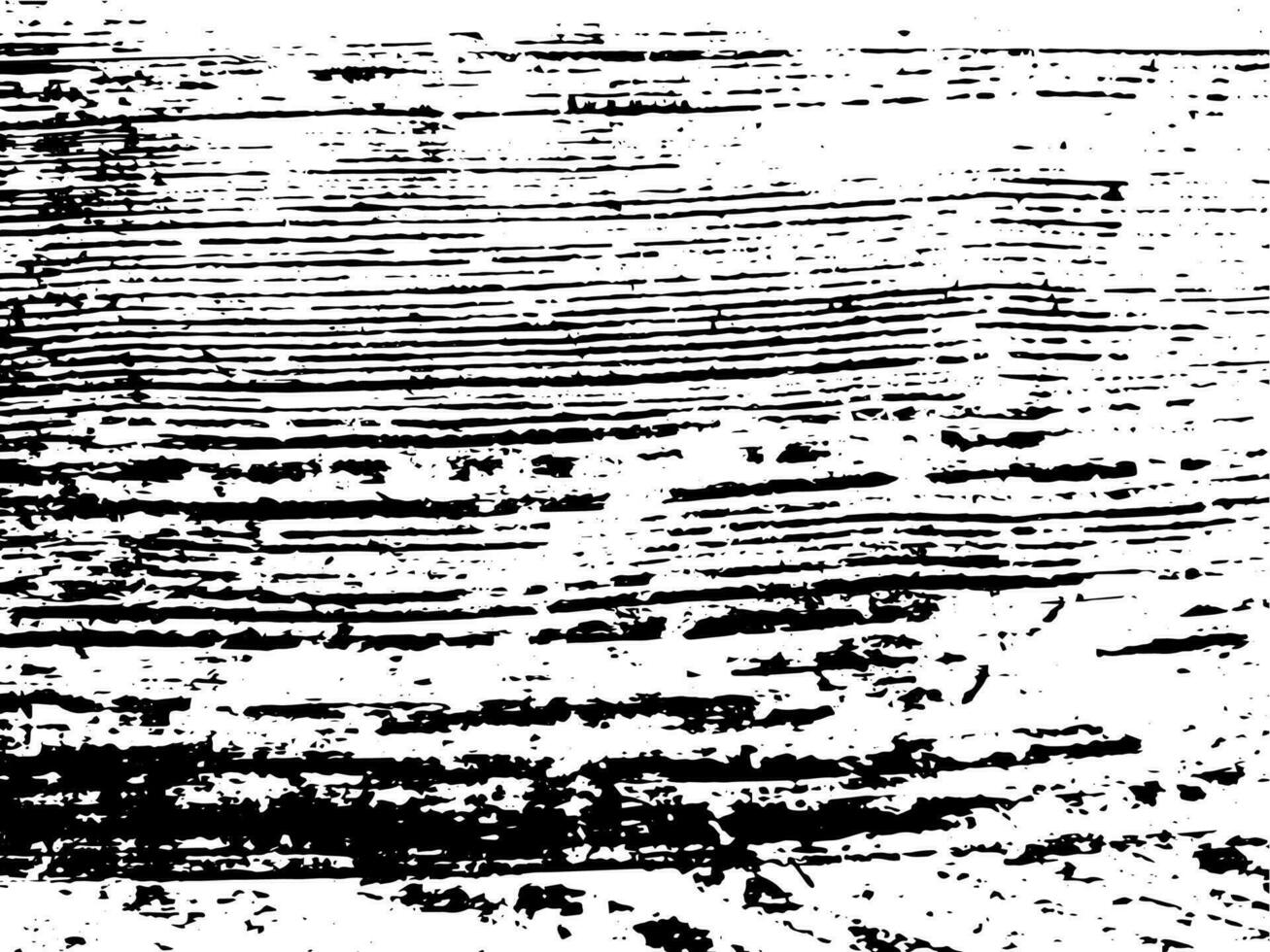 Grunge Naturholz monochrome Textur. abstrakter Holzoberflächen-Overlay-Hintergrund in Schwarz und Weiß. Vektor-Illustration vektor