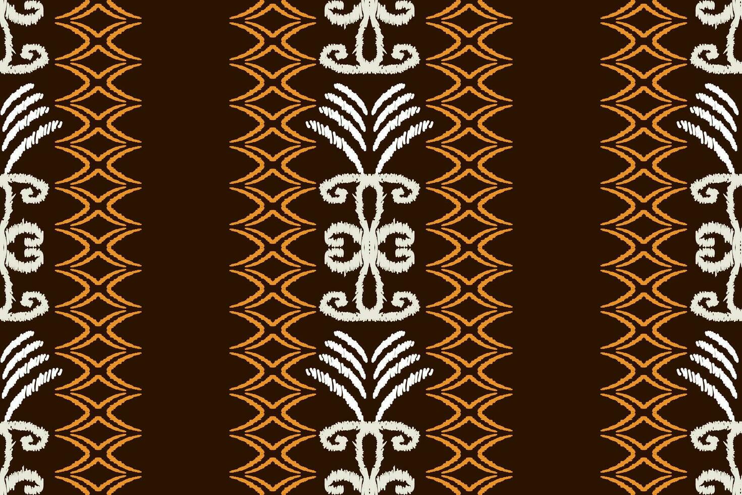 abstrakt ikat stam- bakgrund stam- sömlös mönster mexikansk stil tyg tapet design vektor illustration tyg Kläder matta textil- batik broderi