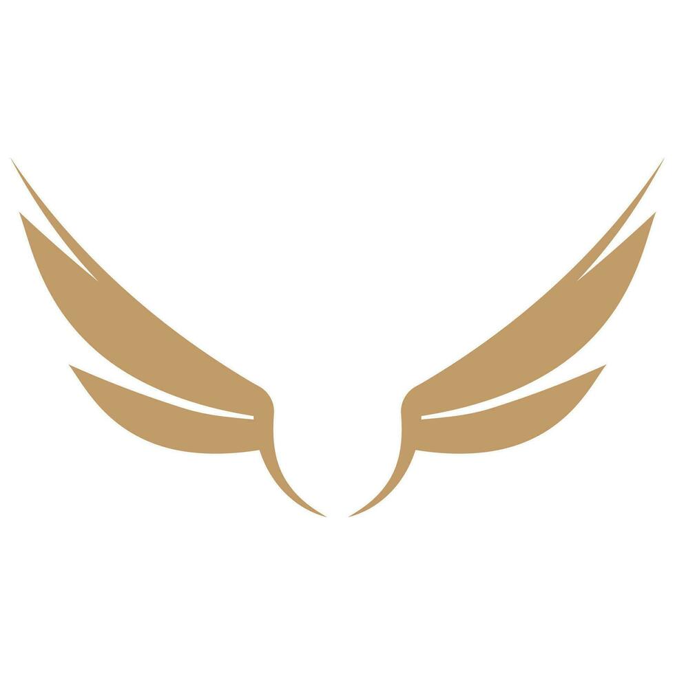 fliegend Flügel Logo Illustration. vektor
