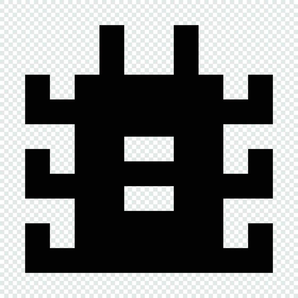 Fehler Symbol. geeignet zum Webseite ui Design vektor