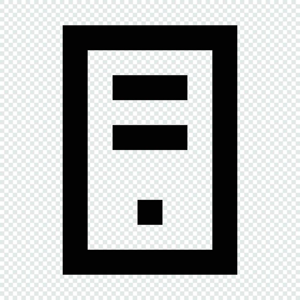 persönlich Computer Symbol. geeignet zum Webseite ui Design vektor