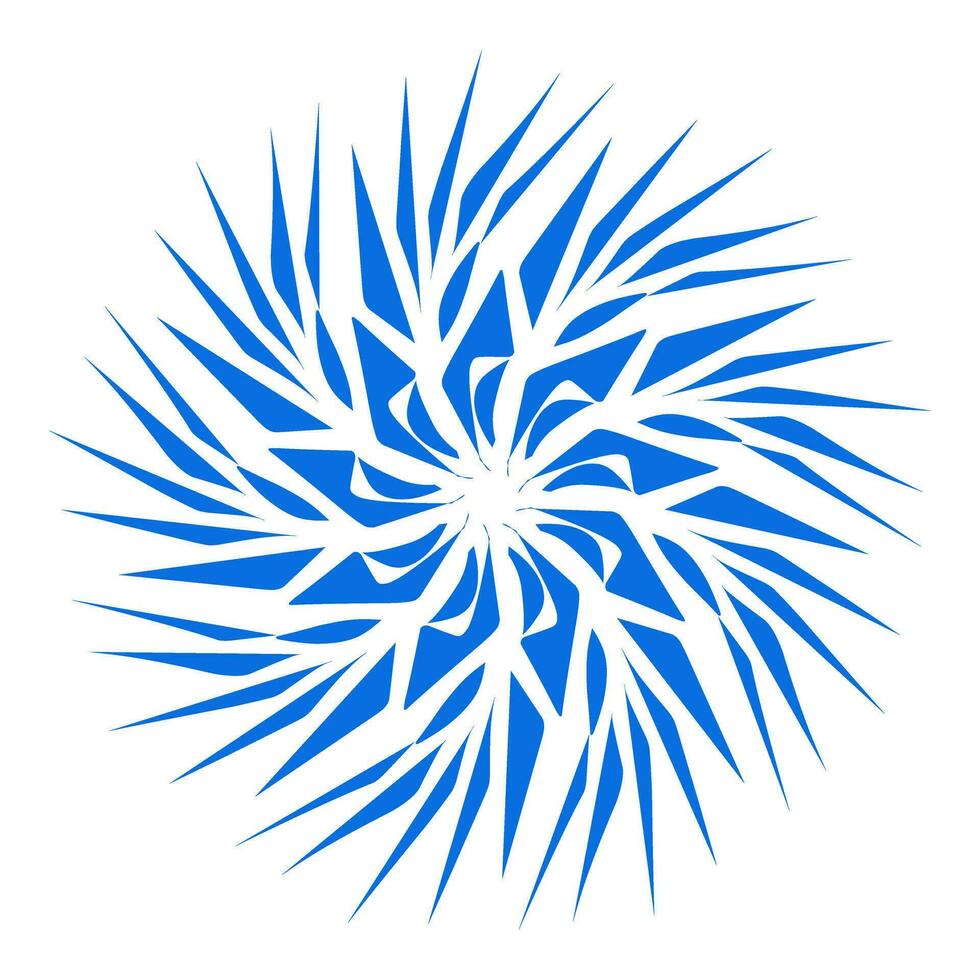 Blau Farbe ethnisch Mandala patern Design Illustration. perfekt zum Logos, Symbole, Aufkleber, Tätowierungen, Design Elemente zum Webseiten, Anzeige und mehr. vektor