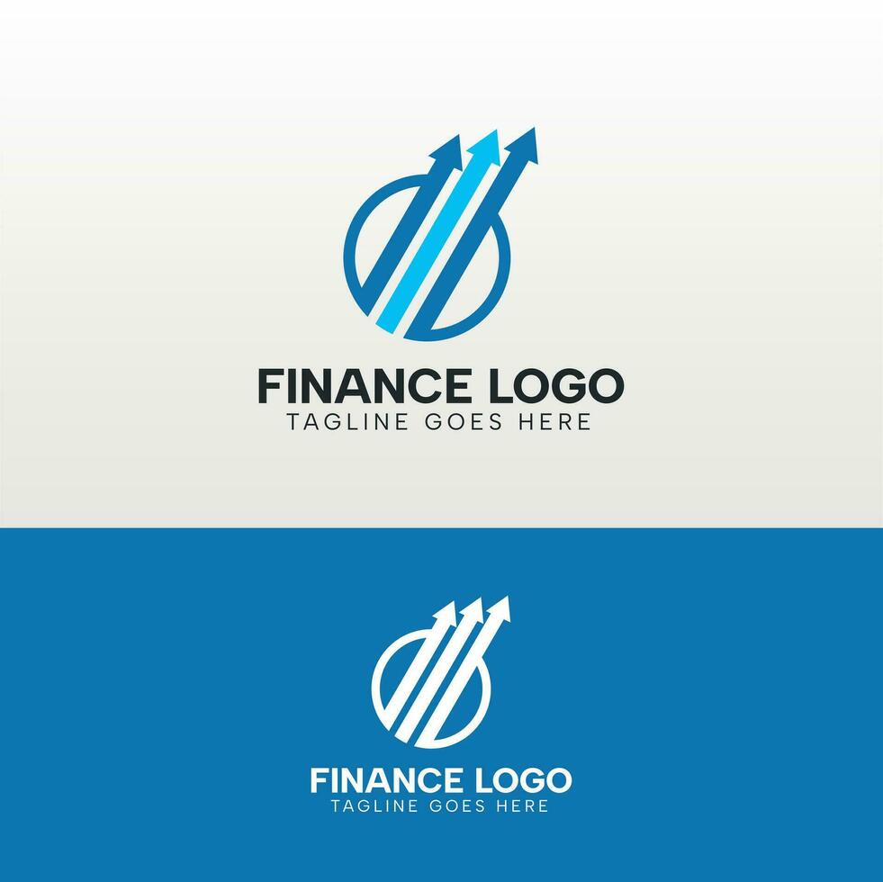 finansiell logotyp design , bokföring fast logotyp vektor