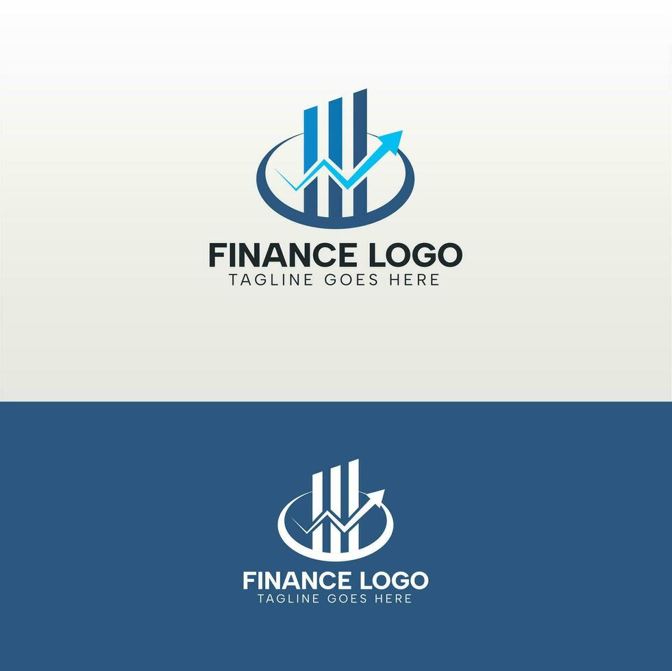 finanziell Logo Design , Buchhaltung Feste Logo vektor