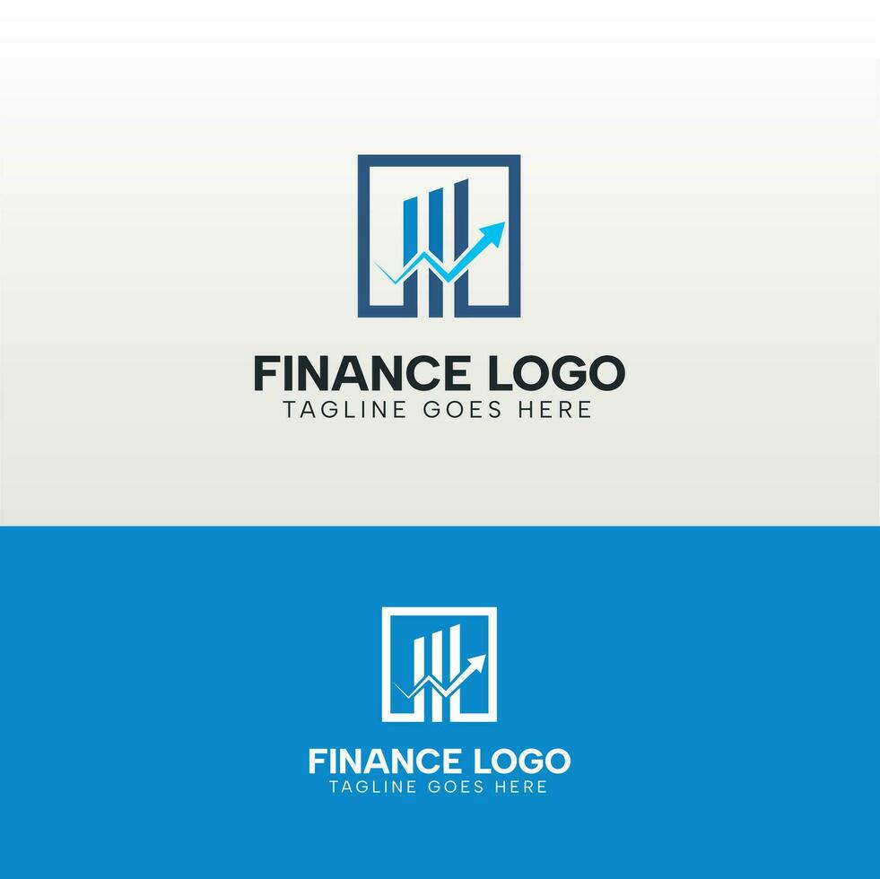 finansiell logotyp design , bokföring fast logotyp vektor