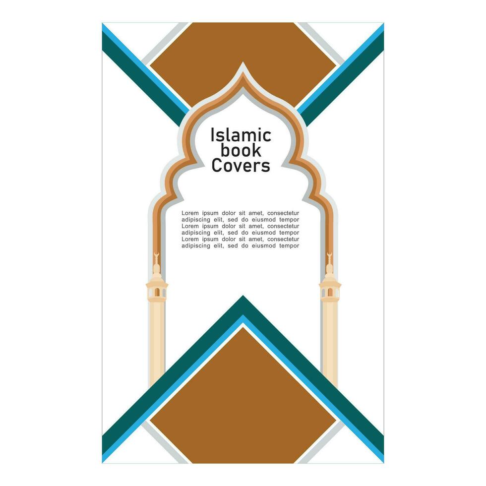 printarabisch Buch Startseite Design Vektor Koran Startseite Seite islamisch Buch Startseite Broschüre