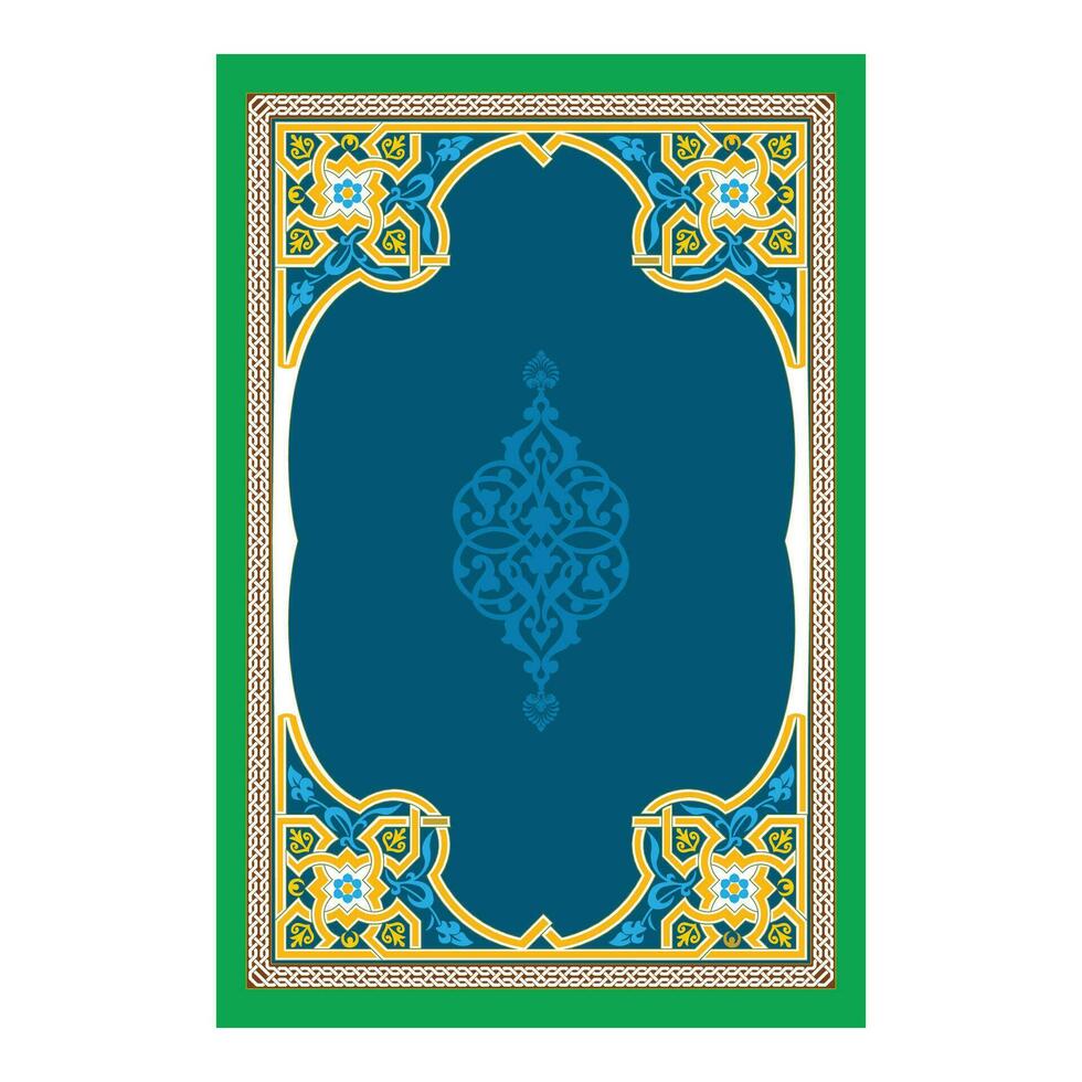 islamic design, prov täcker, ram och gränser design vektor