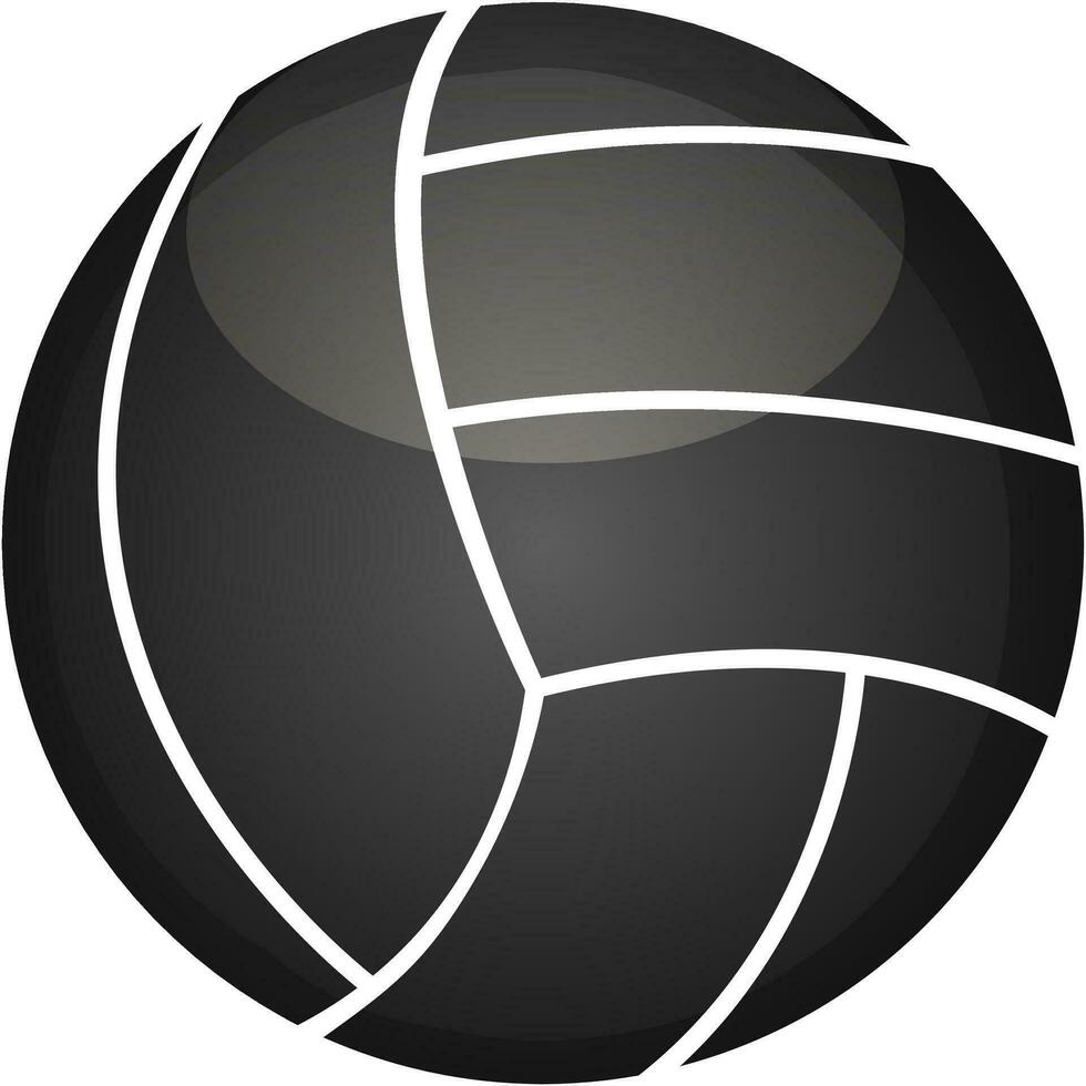 volleyboll boll ikon över vit bakgrund vektor illustration. fiolboll boll form logotyp begrepp, ClipArt