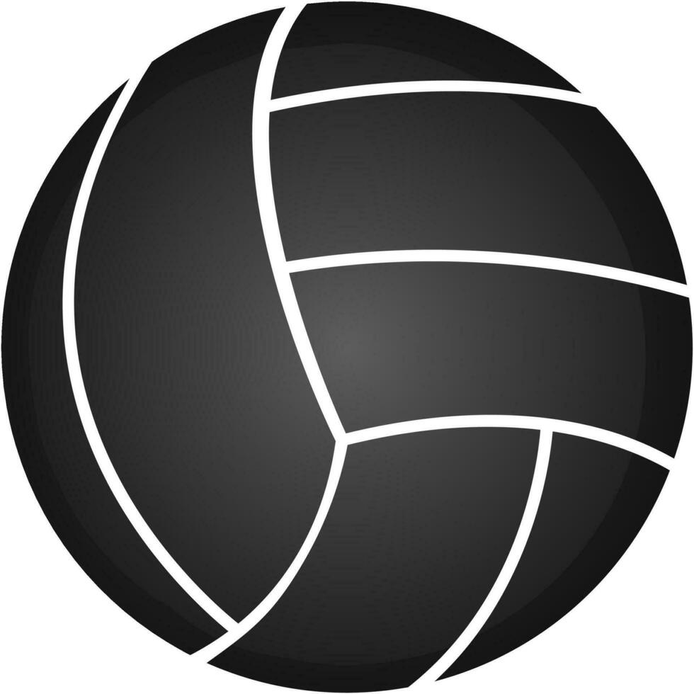 volleyboll boll ikon över vit bakgrund vektor illustration. fiolboll boll form logotyp begrepp, ClipArt