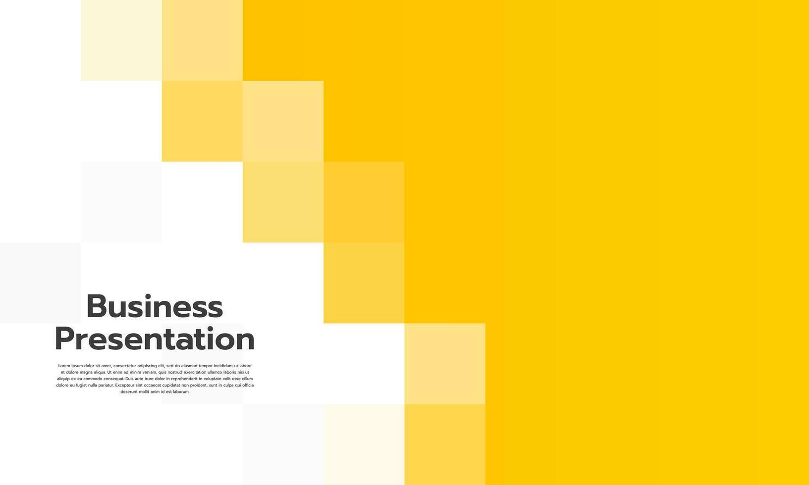 modern gul bakgrund. företag presentation pil mall. baner, broschyr. vektor illustration.