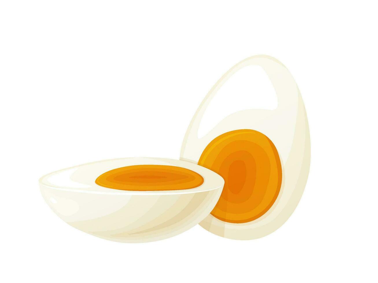 kyckling ägg. bakning och matlagning Ingredienser. friska organisk mat. vektor