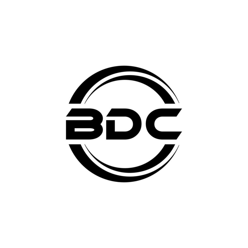 vdc Brief Logo Design im Illustration. Vektor Logo, Kalligraphie Designs zum Logo, Poster, Einladung, usw.