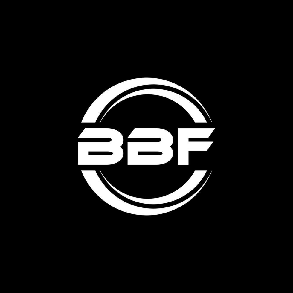 bbf Brief Logo Design im Illustration. Vektor Logo, Kalligraphie Designs zum Logo, Poster, Einladung, usw.