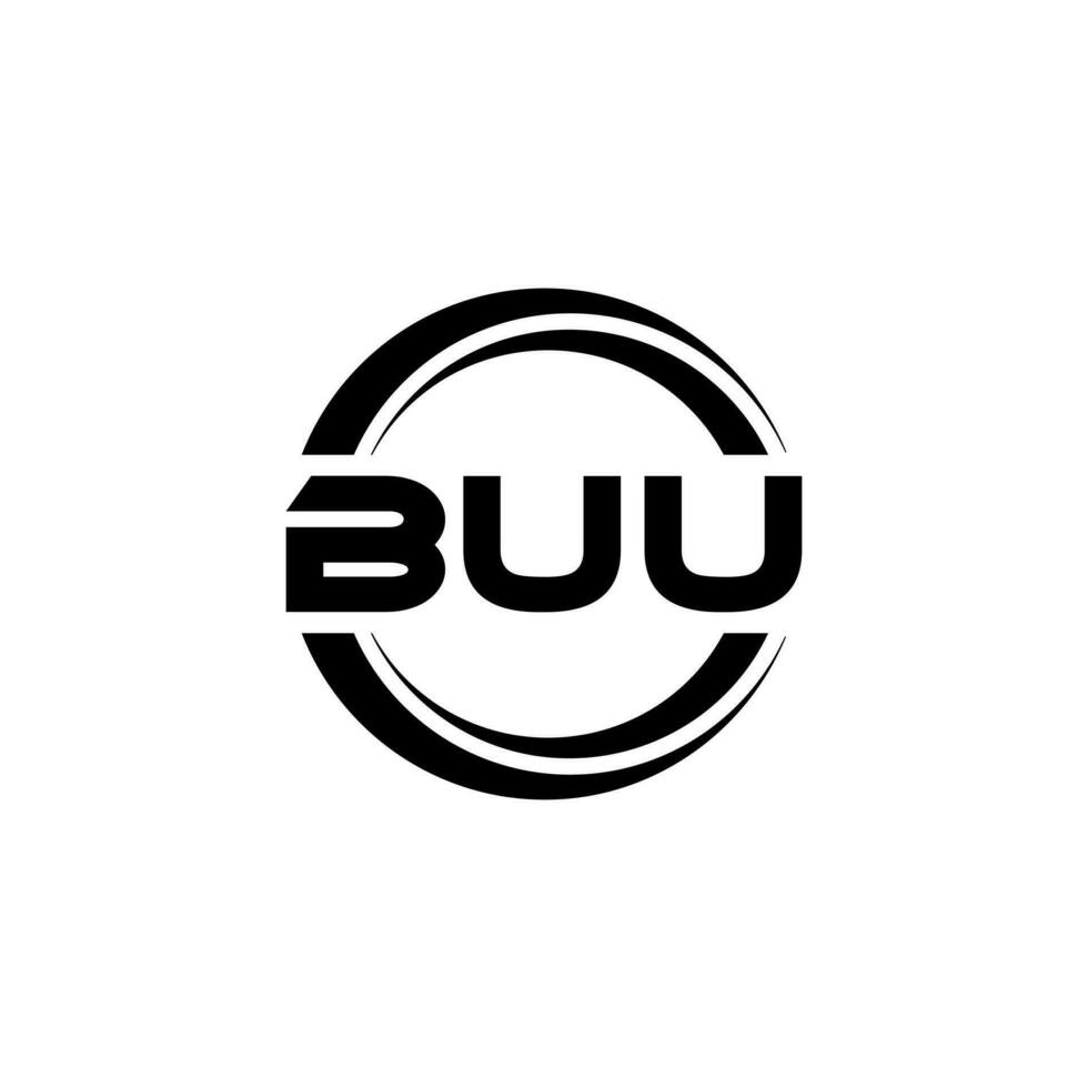 buu Brief Logo Design im Illustration. Vektor Logo, Kalligraphie Designs zum Logo, Poster, Einladung, usw.