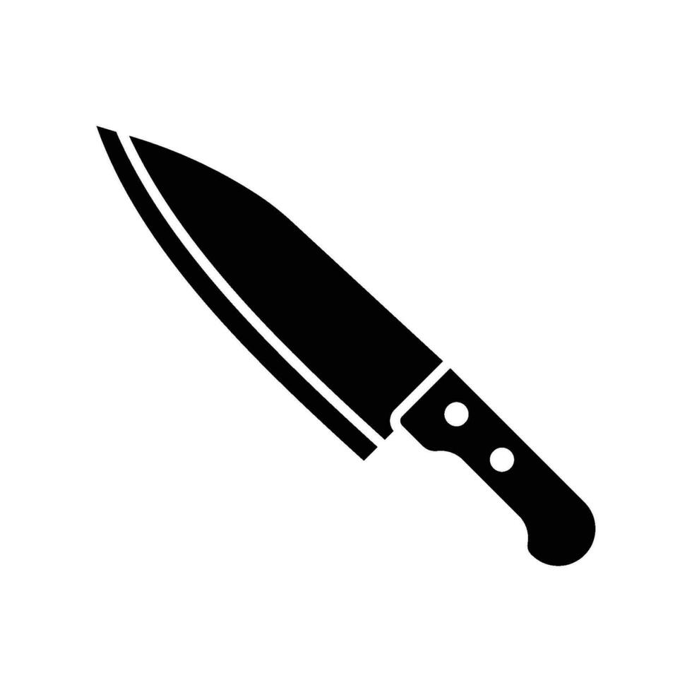 Messer Symbol Vektor Design Vorlage einfach und modern