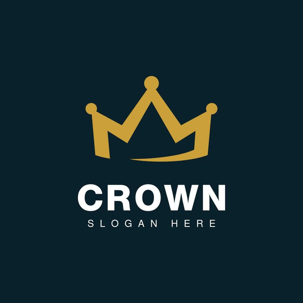 krona logotyp kunglig kung drottning vektor symbol