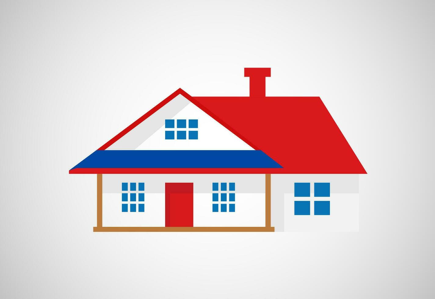 Haus oder Zuhause Design Vorlage Vektor Illustration. Logo zum echt Nachlass Geschäft oder Unternehmen