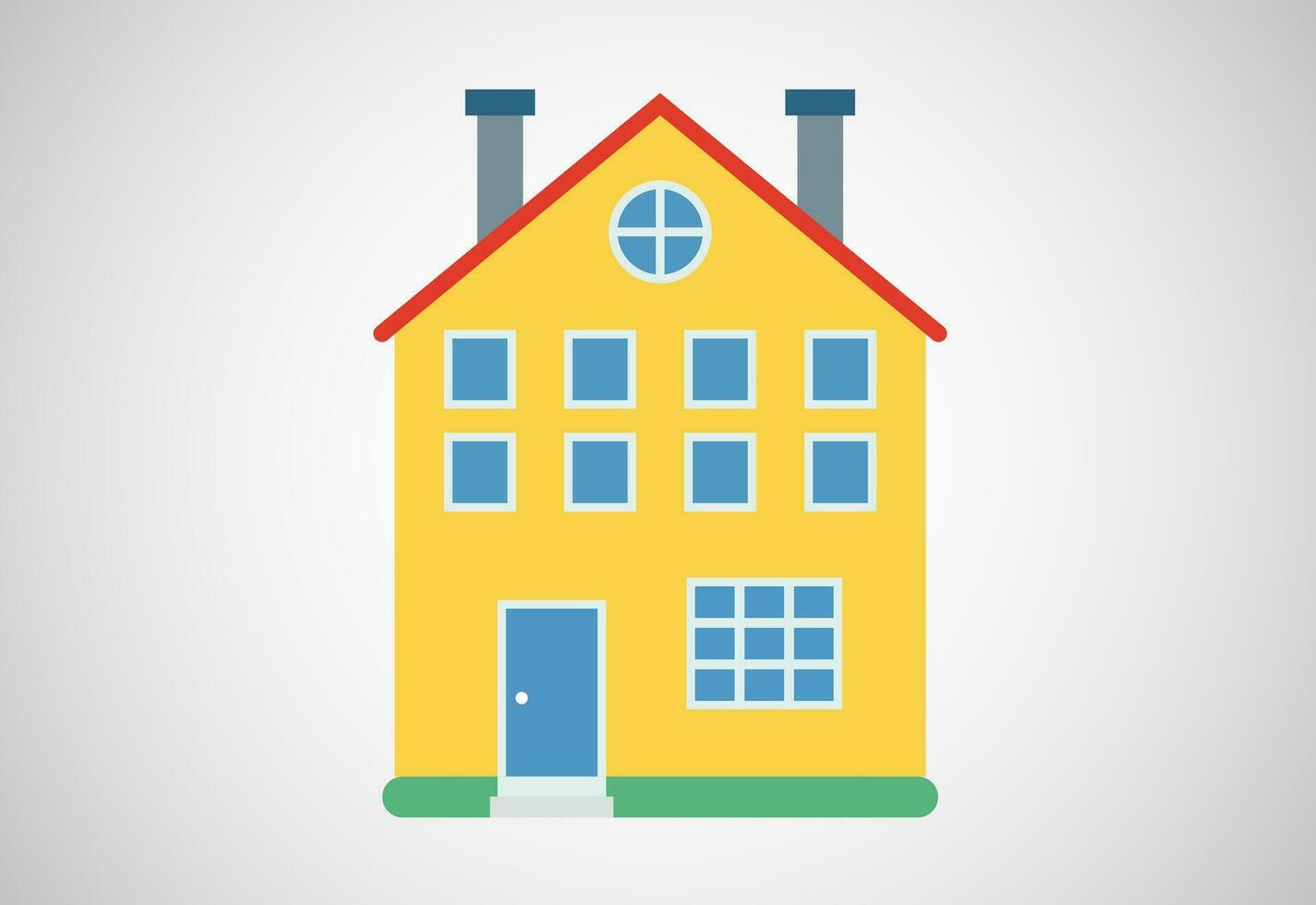Haus oder Zuhause Design Vorlage Vektor Illustration. Logo zum echt Nachlass Geschäft oder Unternehmen