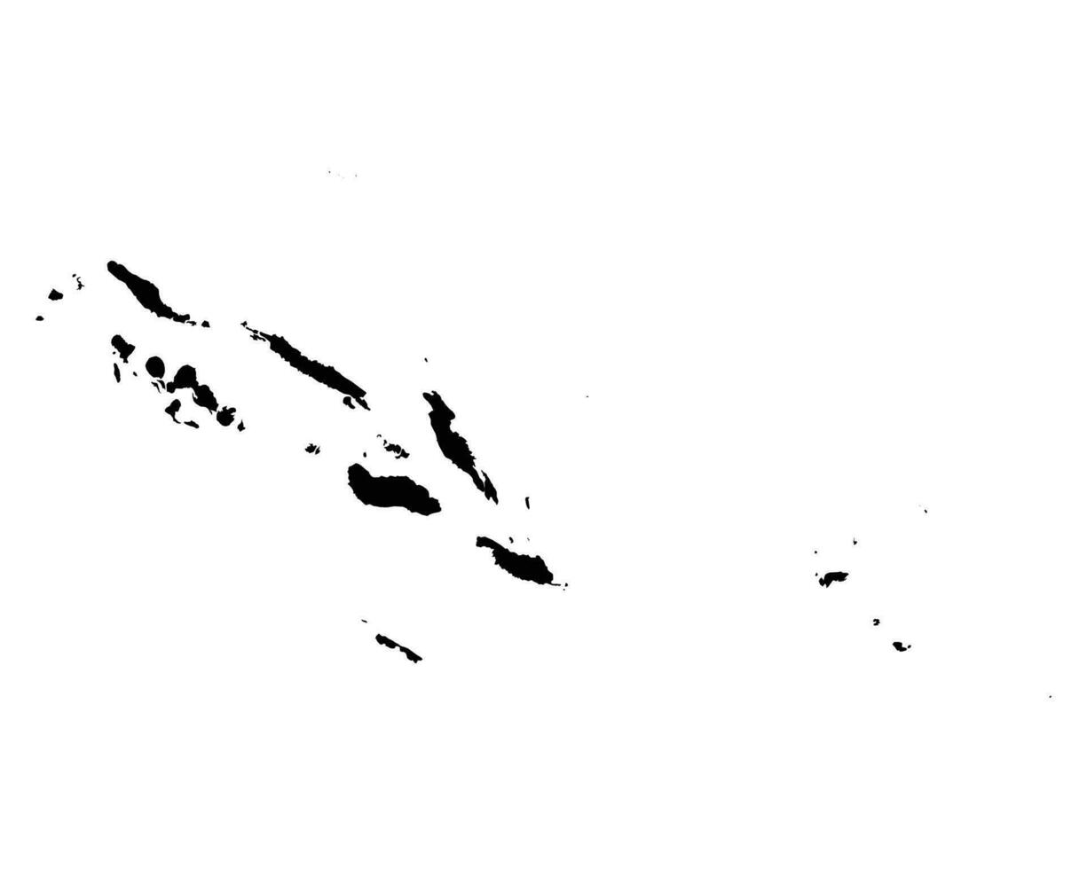 Solomon Insel Karte vektor