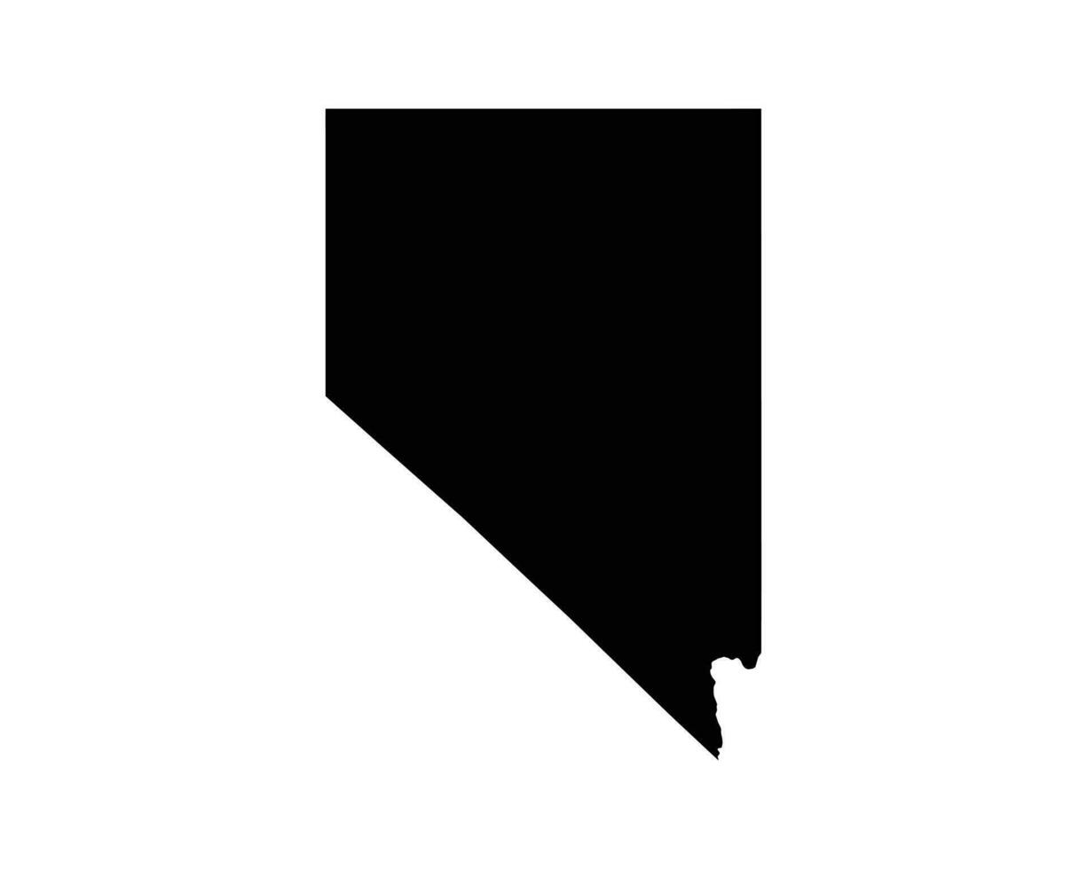 Nevada nv USA Karte vektor