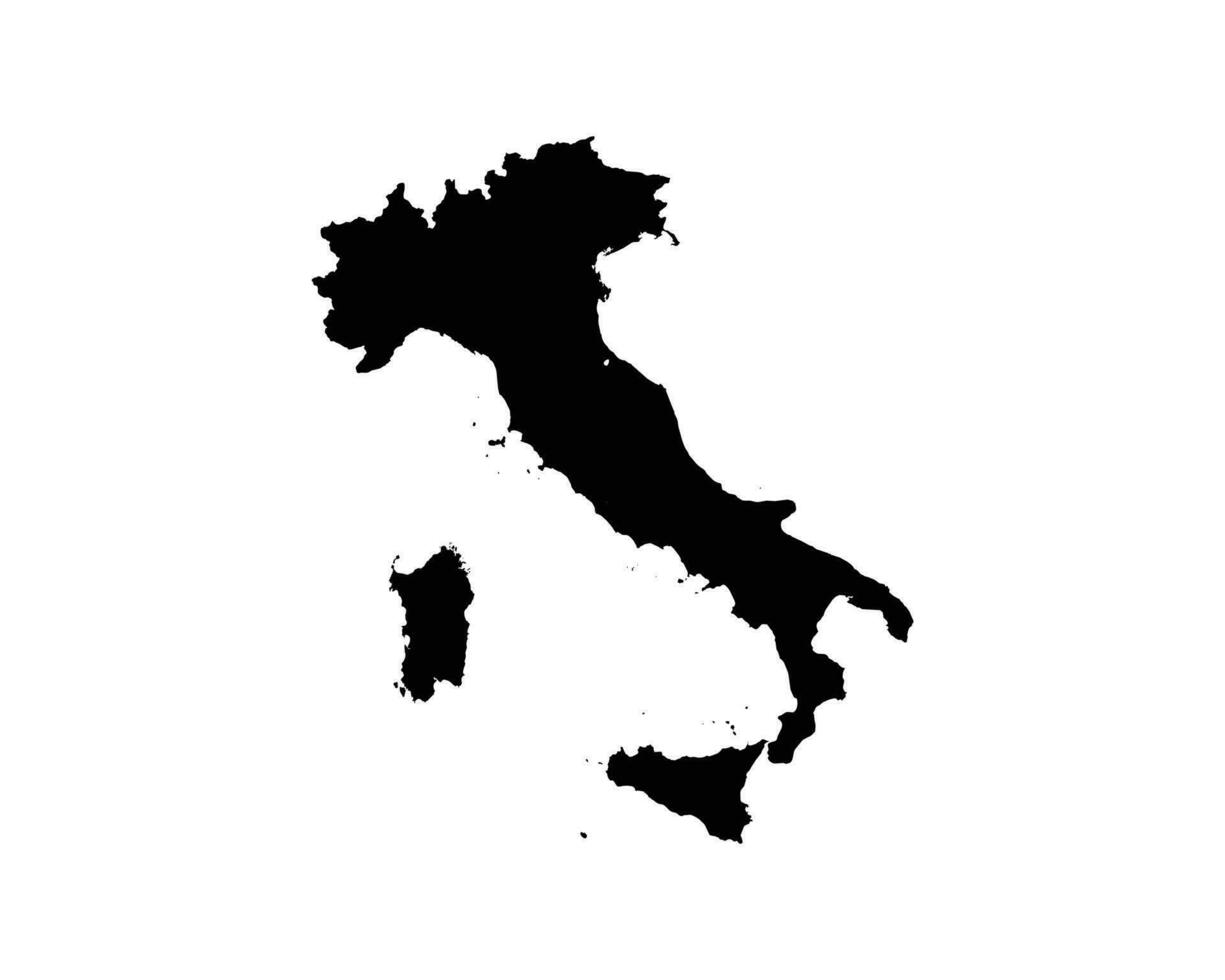 Italien Land Karte vektor