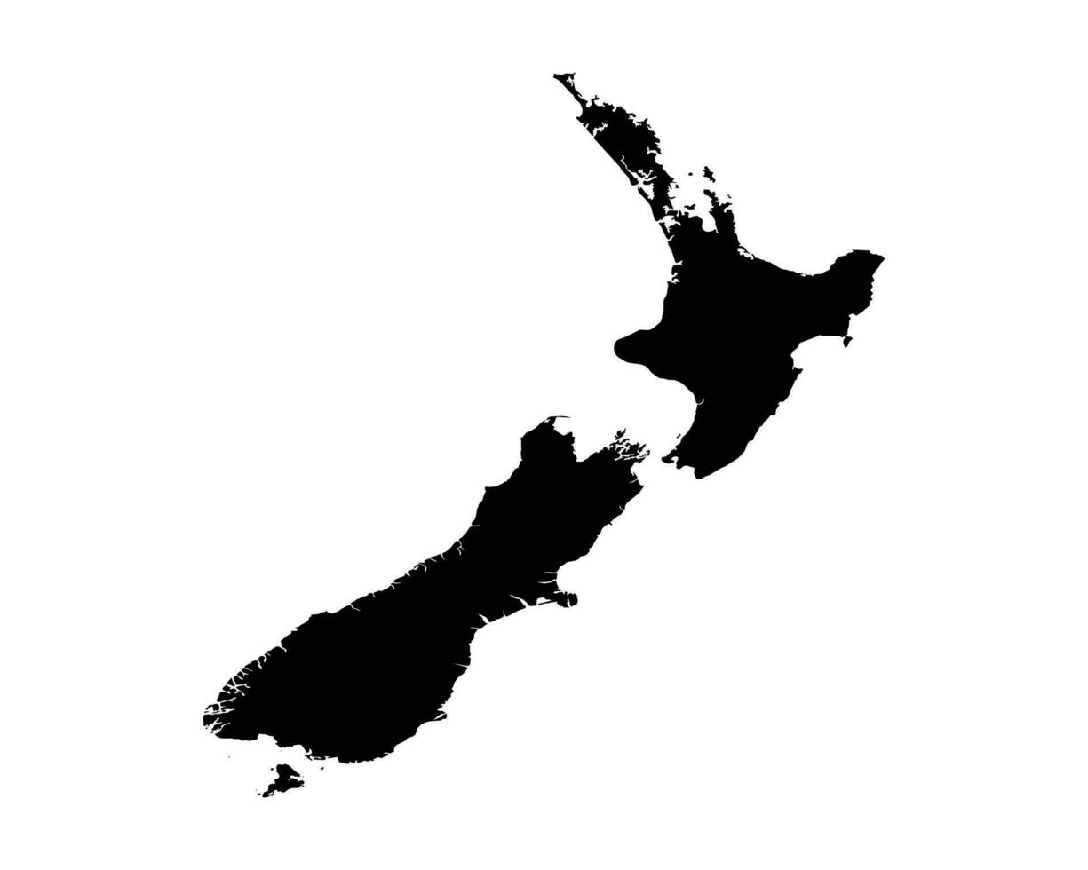 neuseeland karte vektor