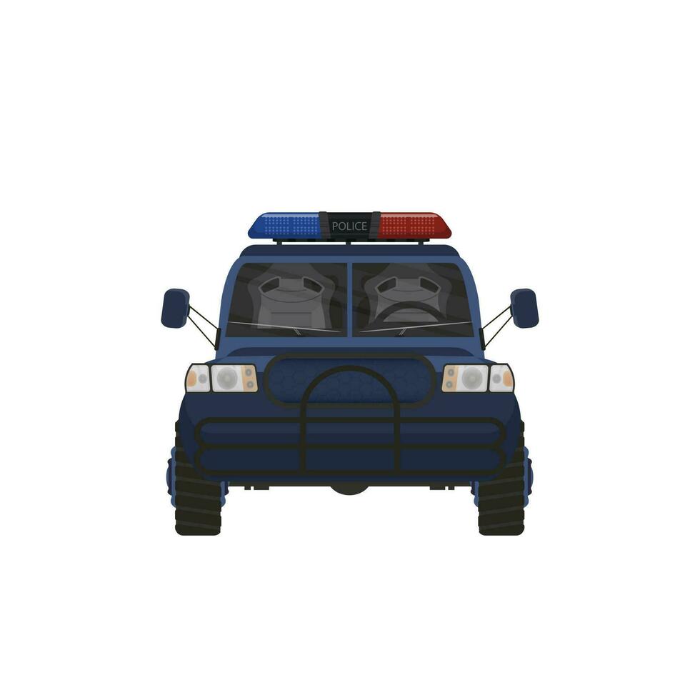 Auto Polizei Symbol Bild, Vektor Illustration Design